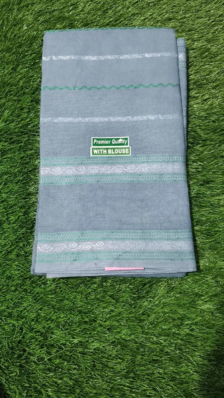 Velthari sungudi cotton sarees(grey)